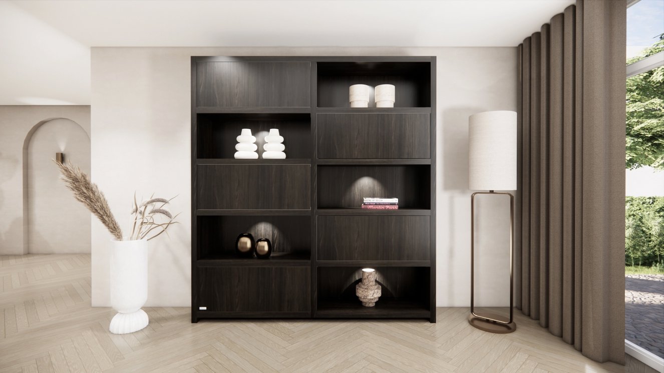 Madison Vakkenkast King-size 170-220	cm Eiken