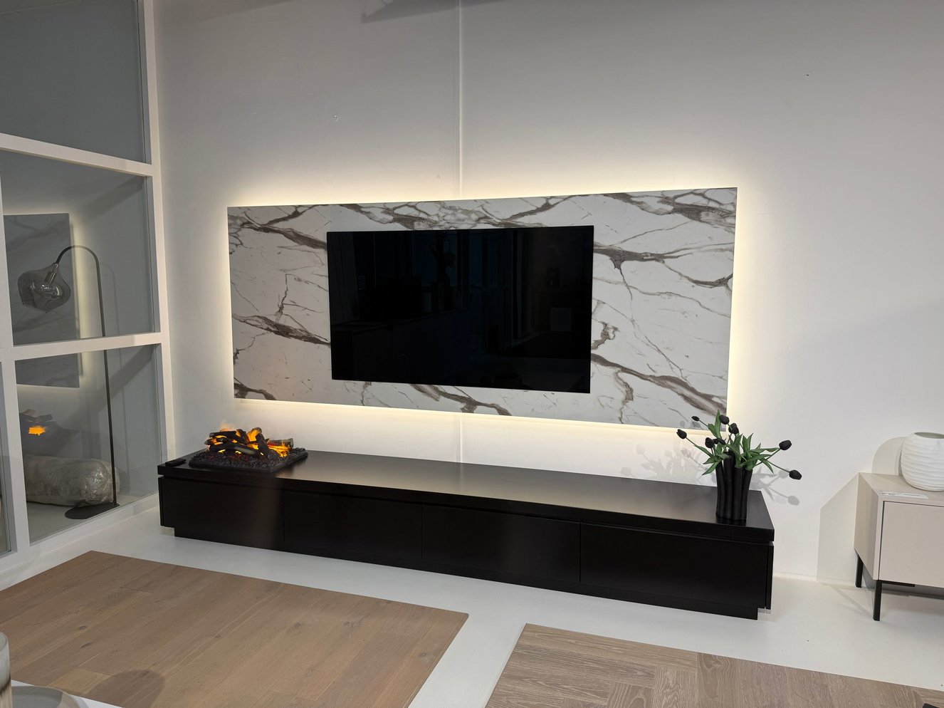 Marmer	Melamine TV-paneel
