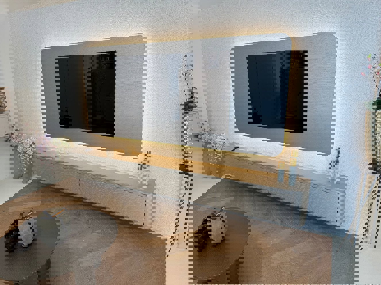 Eiken	Wandpaneel TV-paneel