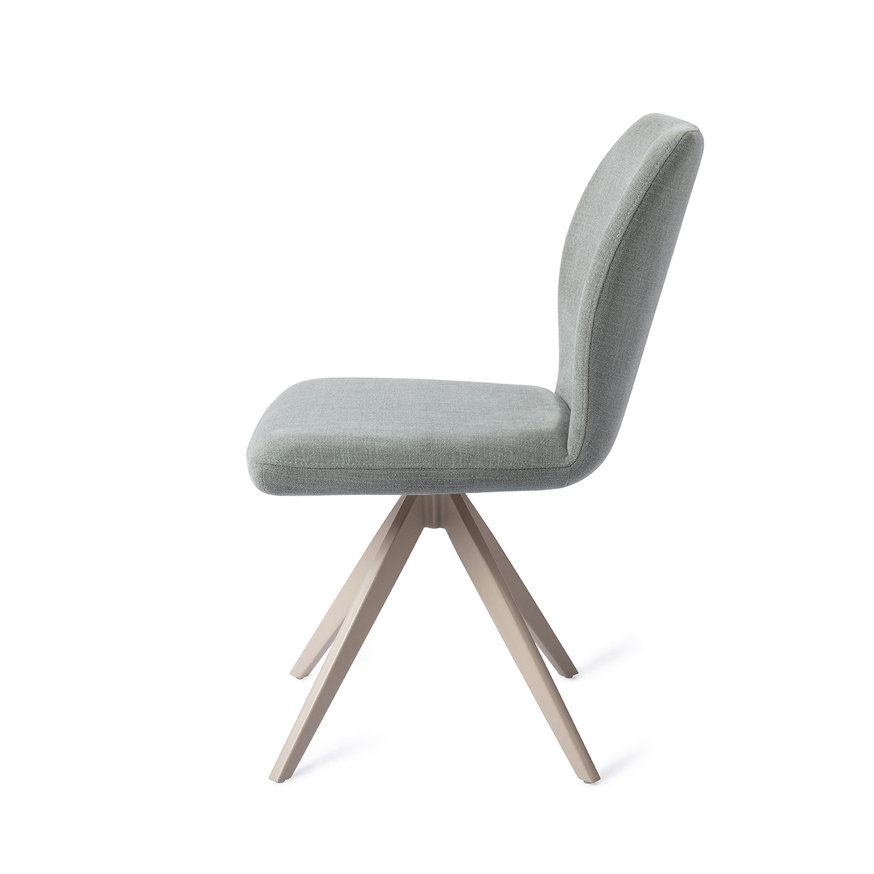 Ikata Breezy Blue Eetkamerstoel Turn Beige