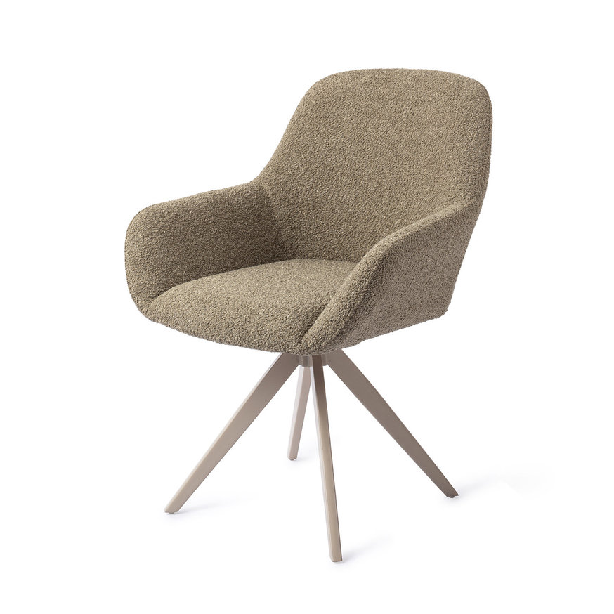 Kushi Moss Meadow Eetkamerstoel Turn Beige