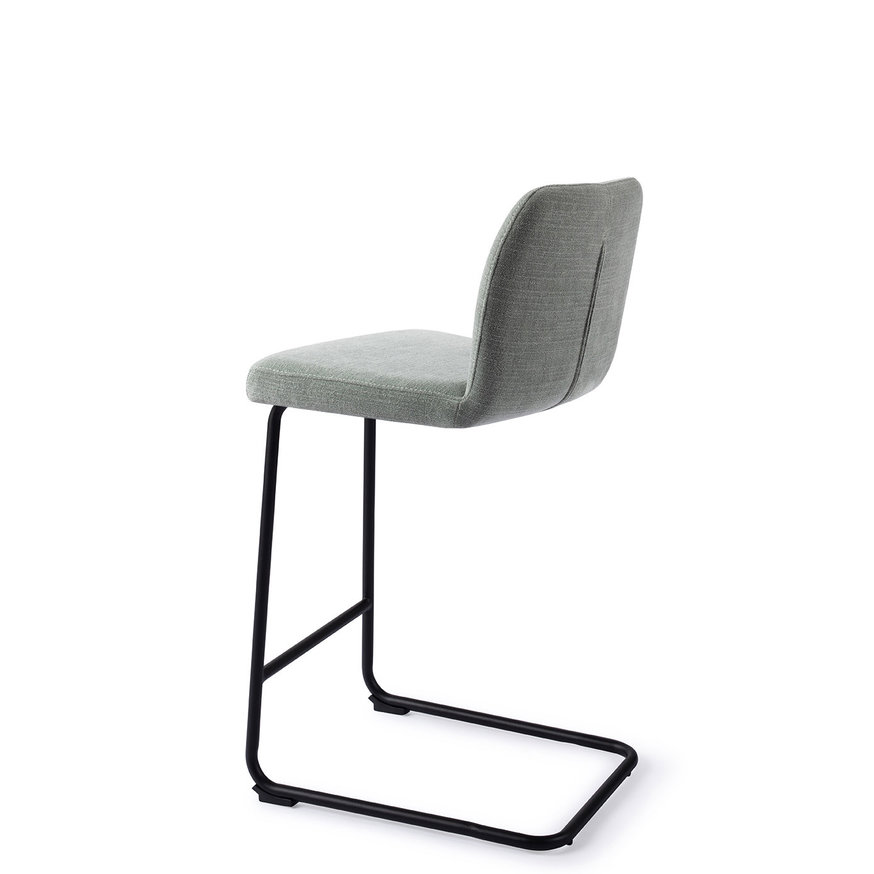 Ikata Blue Breezy Barkruk (L) Counter Arch Black