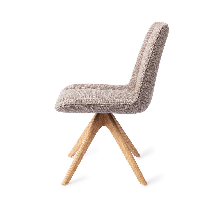 Umedo Grainy Greige Eetkamerstoel Revolve Oak Natural