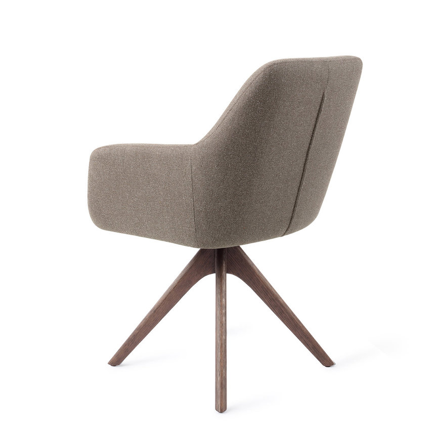 Hiroo Foggy Fusion Eetkamerstoel Revolve Oak Walnut