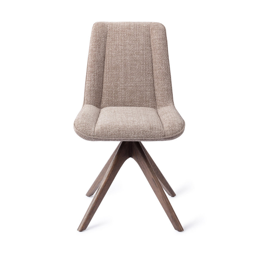 Umedo Grainy Greige Eetkamerstoel Revolve Oak Walnut