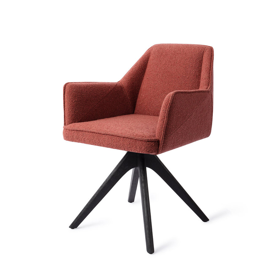 Tome Shabby Saffron Eetkamerstoel Revolve Oak Black