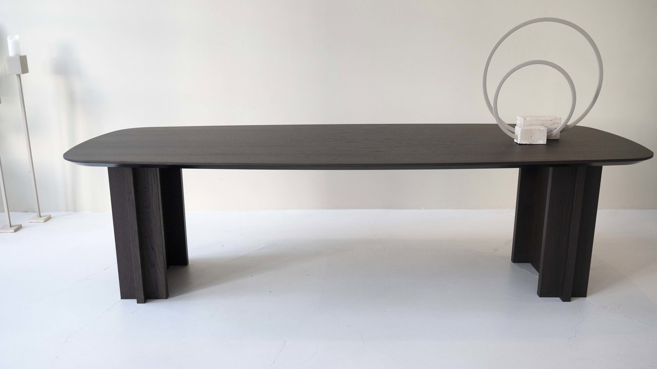 Genova Eettafel Deens	Ovaal Eiken