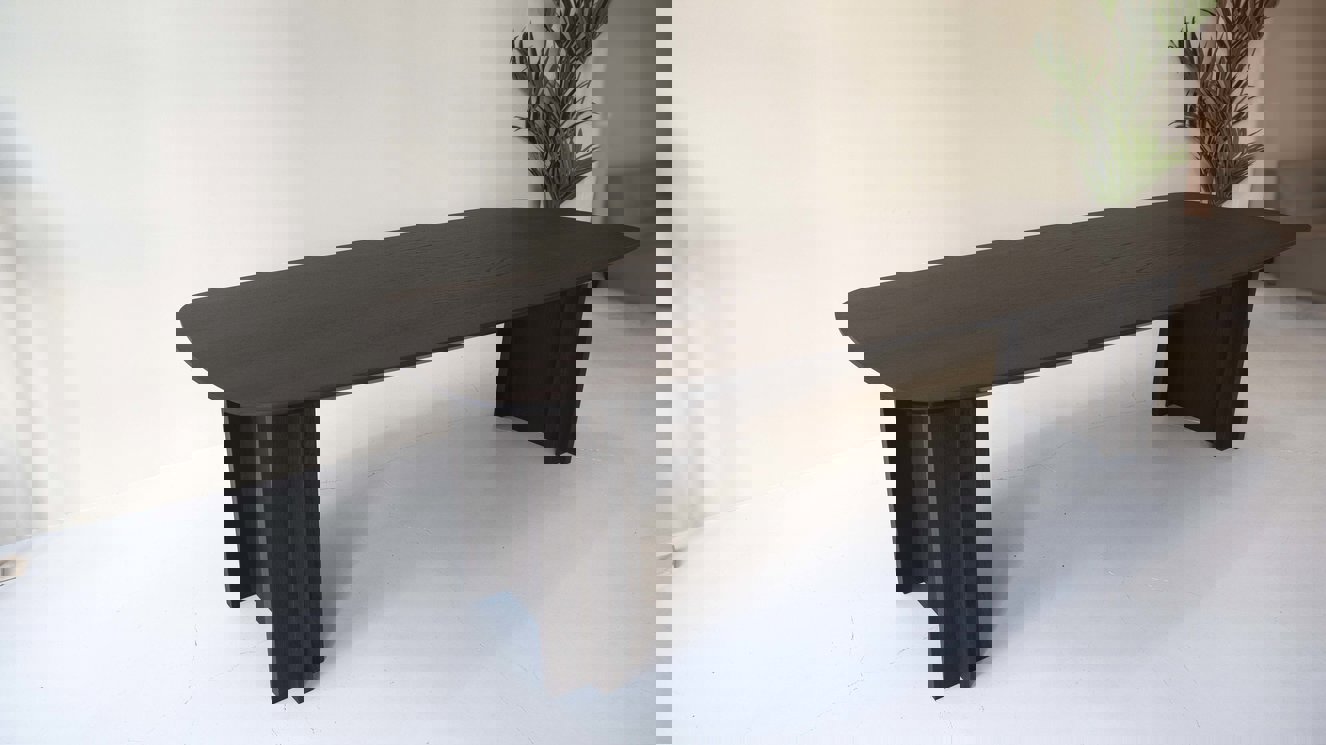 Genova Eettafel Deens	Ovaal Eiken