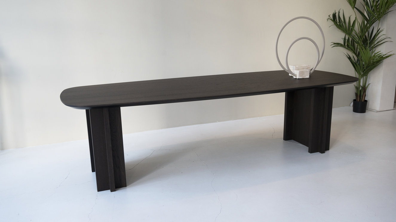 Genova Eettafel Deens	Ovaal Eiken