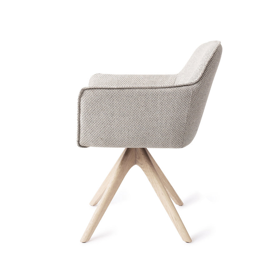 Hofu Checkers Charm Eetkamerstoel Revolve Oak Bleach