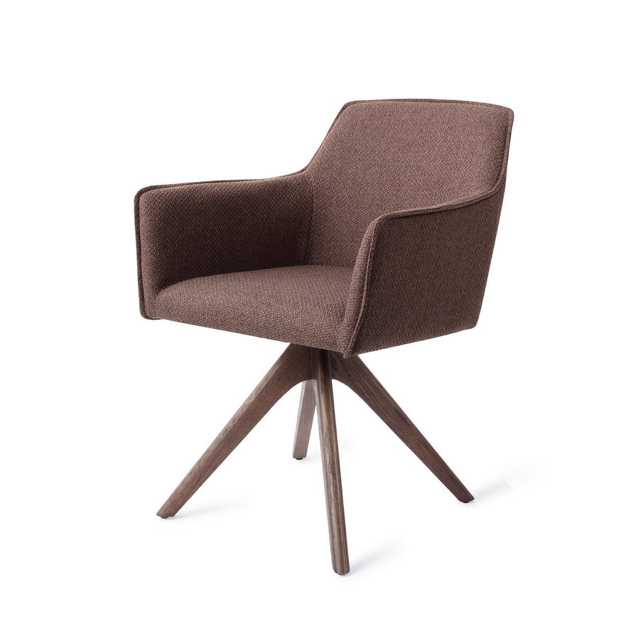 Hofu Potters Clay Eetkamerstoel Revolve Oak Walnut