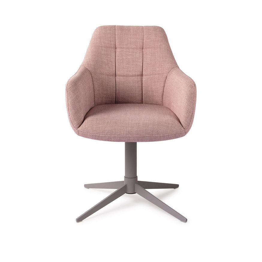 Noto VIntage Rose Eetkamerstoel Quad Grey