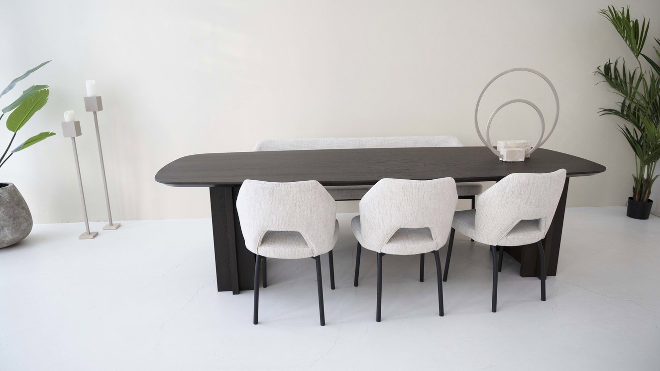 Verona Eettafel Deens	Ovaal Eiken