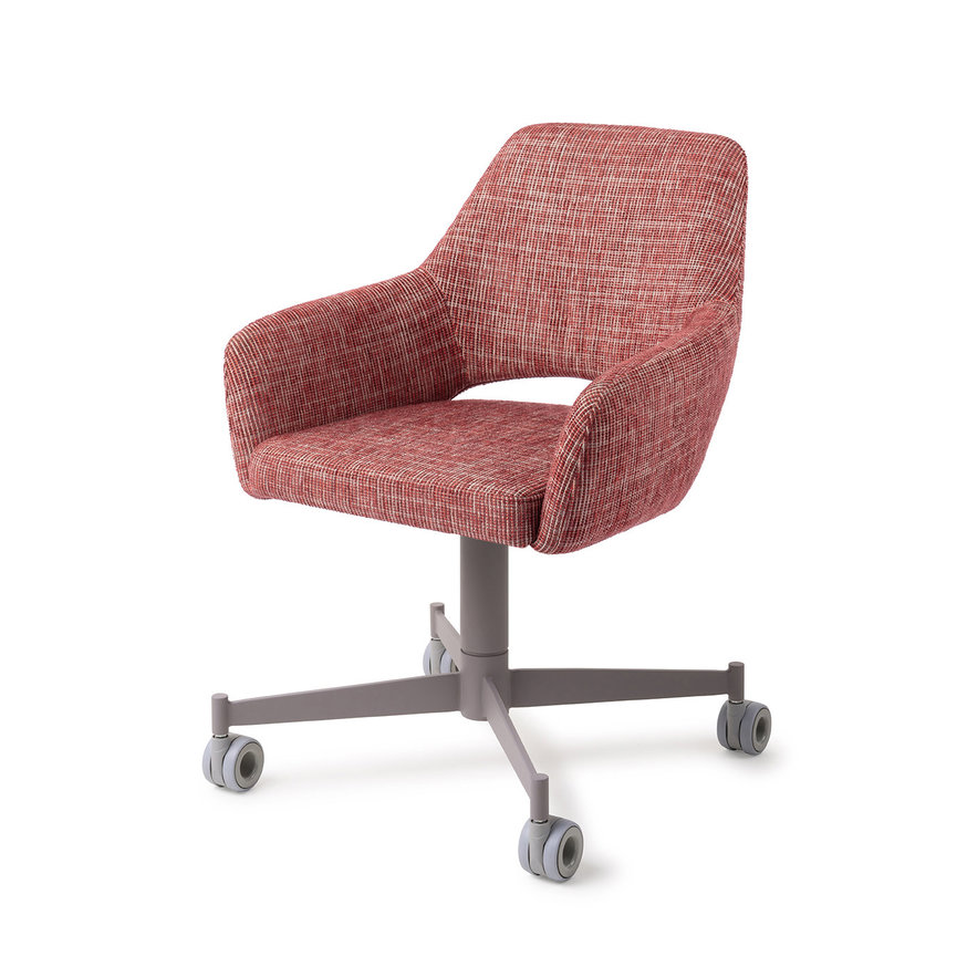 Yanai Berry Bars Eetkamerstoel Caster Grey