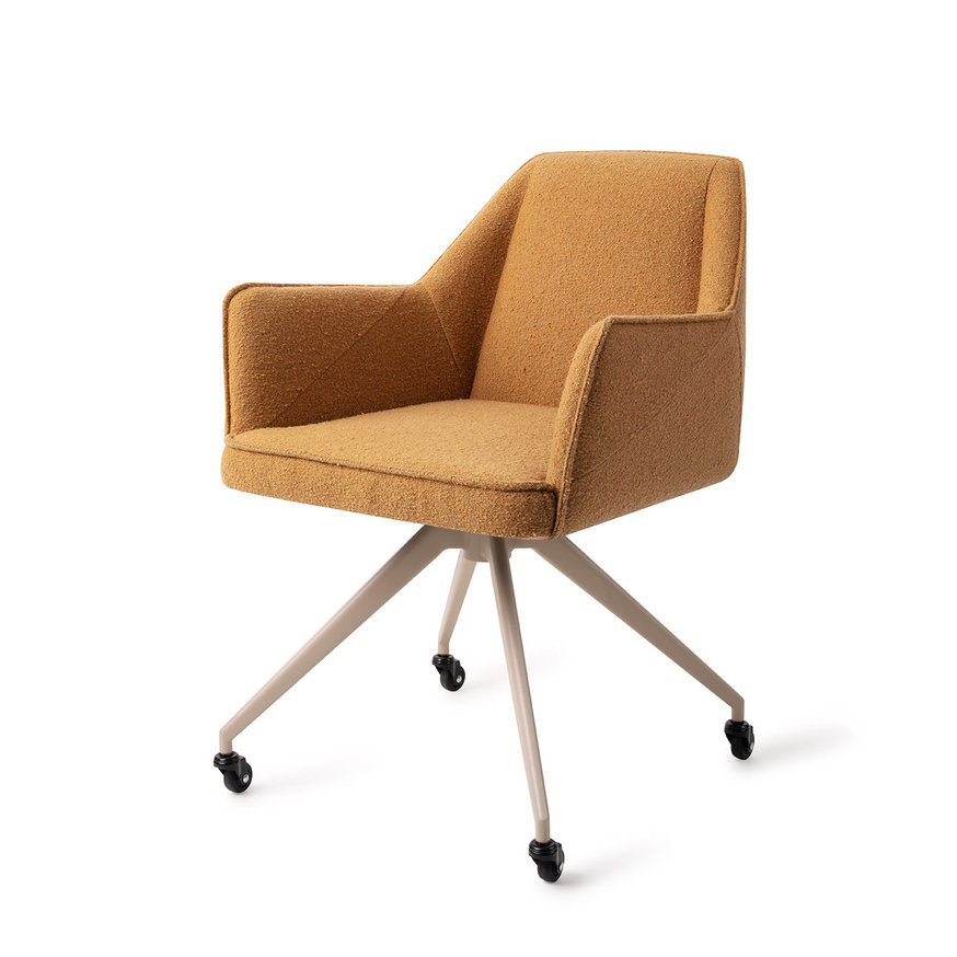 Tome Masai Giraffe Eetkamerstoel Glide Beige