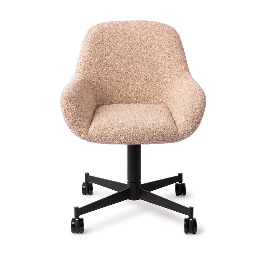 Kushi Flax Relax Eetkamerstoel Caster Black