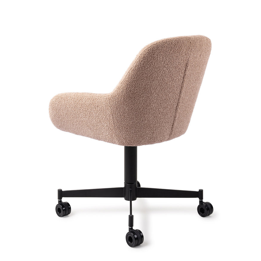 Kushi Flax Relax Eetkamerstoel Caster Black