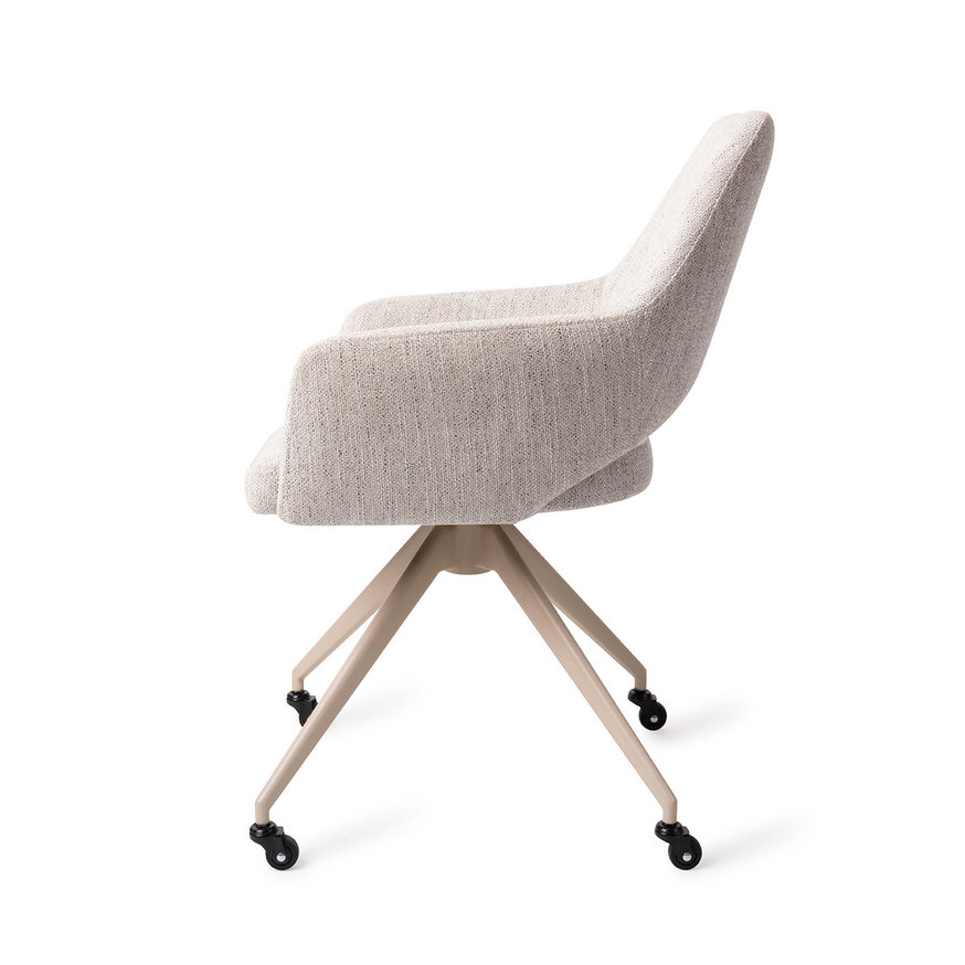 Yanai Pigeon Eetkamerstoel Glide Beige