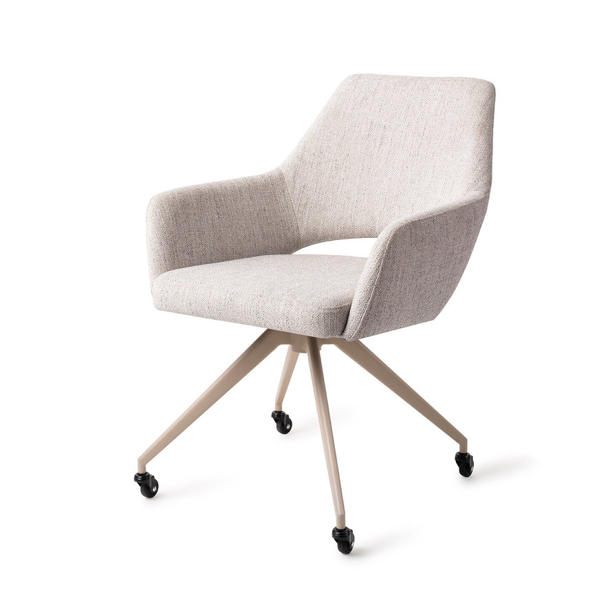 Yanai Pigeon Eetkamerstoel Glide Beige
