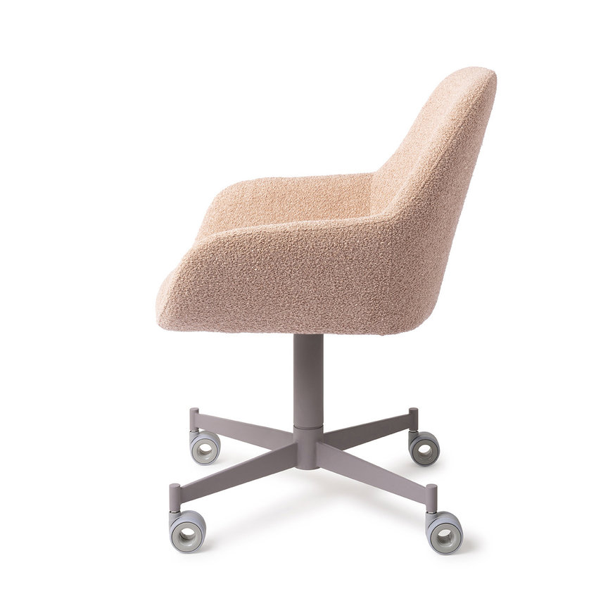 Kushi Flax Relax Eetkamerstoel Caster Grey