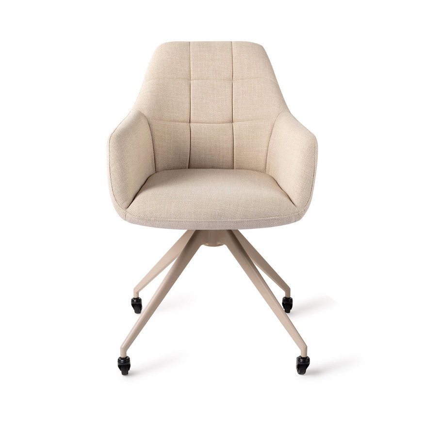 Noto Overnight Oats Eetkamerstoel Glide Beige