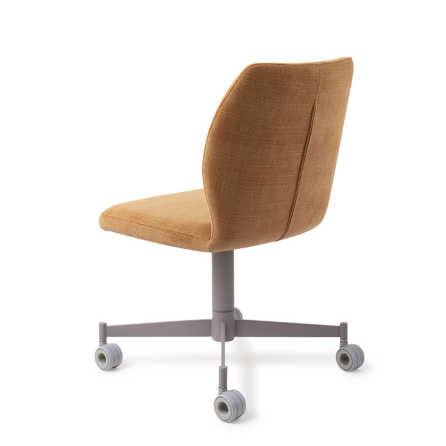 Ikata Honey Harvest Eetkamerstoel Caster Grey