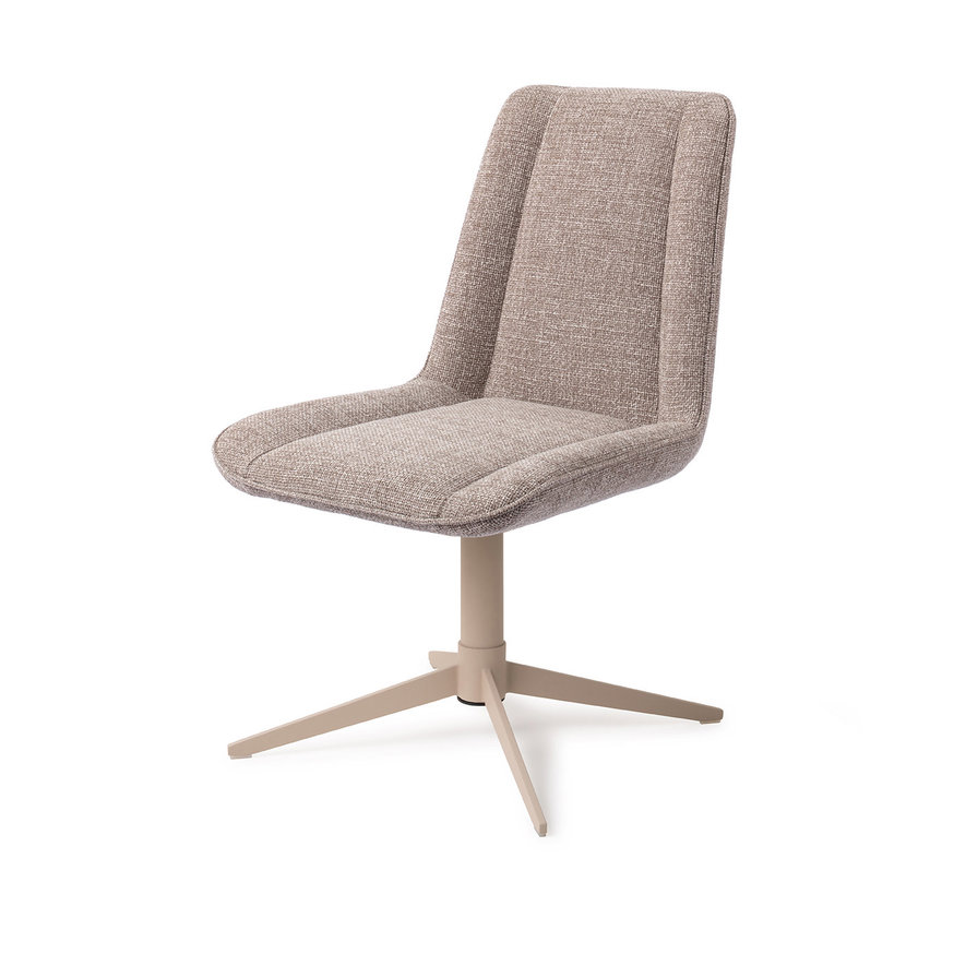 Umedo Grainy Greige Eetkamerstoel Quad Beige