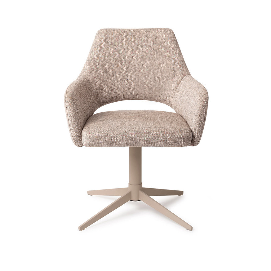 Yanai Biscuit Beach Eetkamerstoel Quad Beige