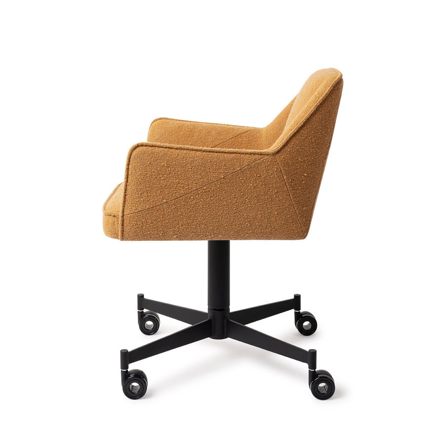 Tome Masai Giraffe Eetkamerstoel Caster Black