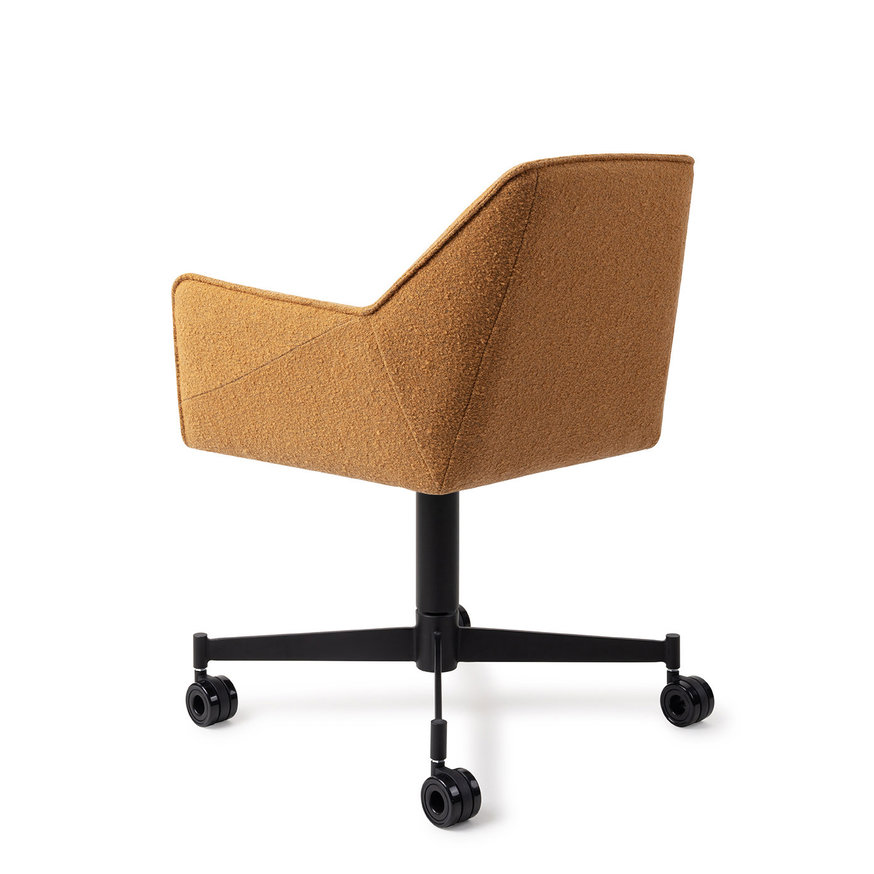 Tome Masai Giraffe Eetkamerstoel Caster Black