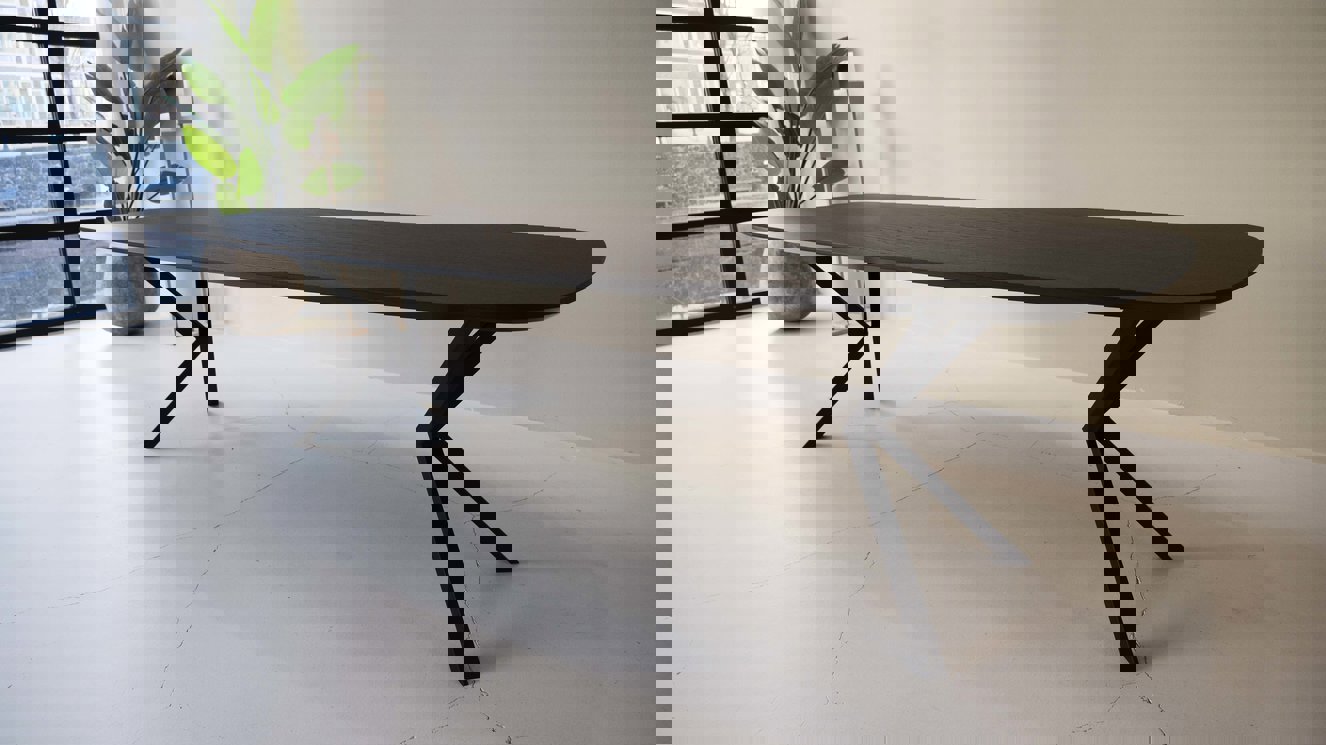 Capri Eettafel Deens	Ovaal Eiken