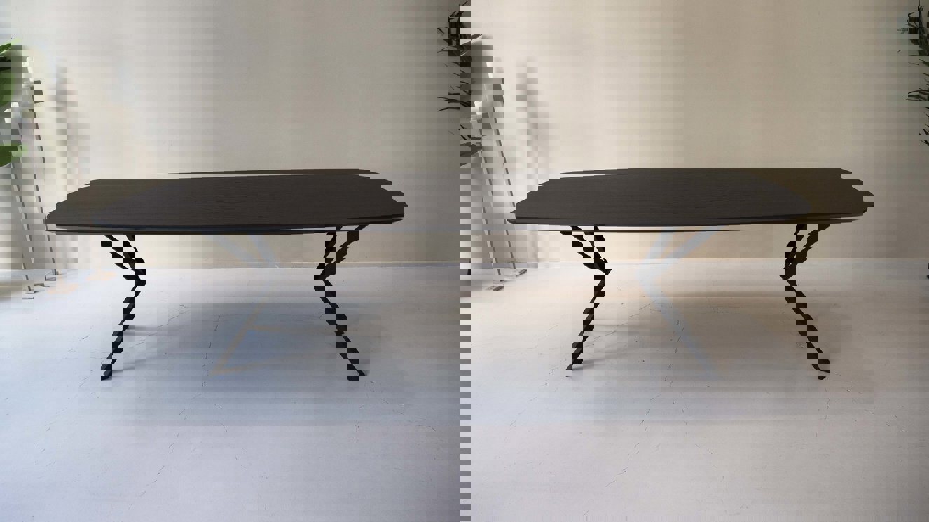 Capri Eettafel Deens	Ovaal Eiken