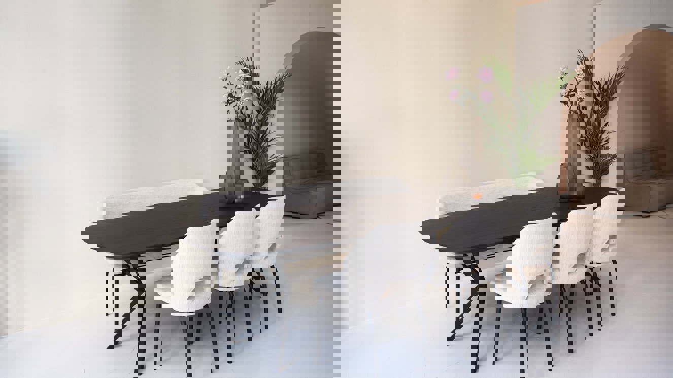 Capri Eettafel Deens	Ovaal Eiken