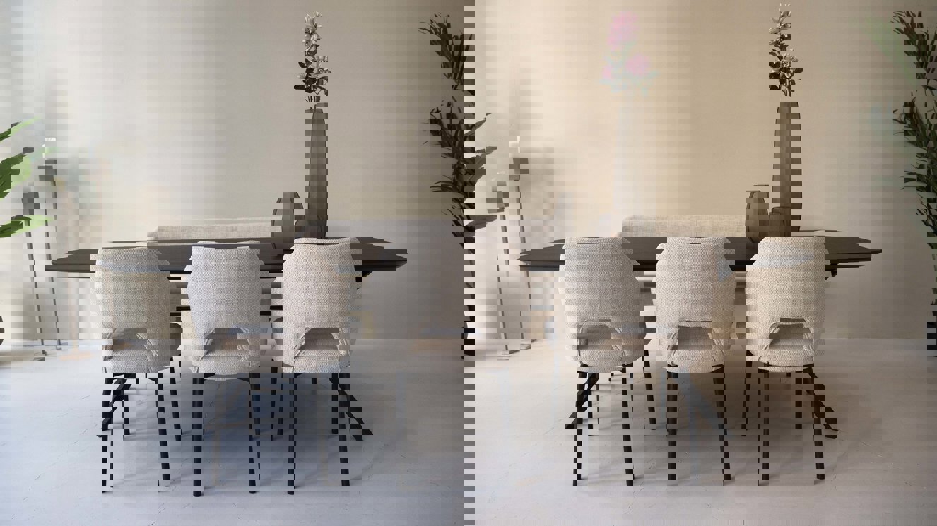 Capri Eettafel Deens	Ovaal Eiken