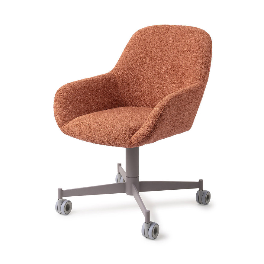 Kushi Amber Autumn Eetkamerstoel Caster Grey