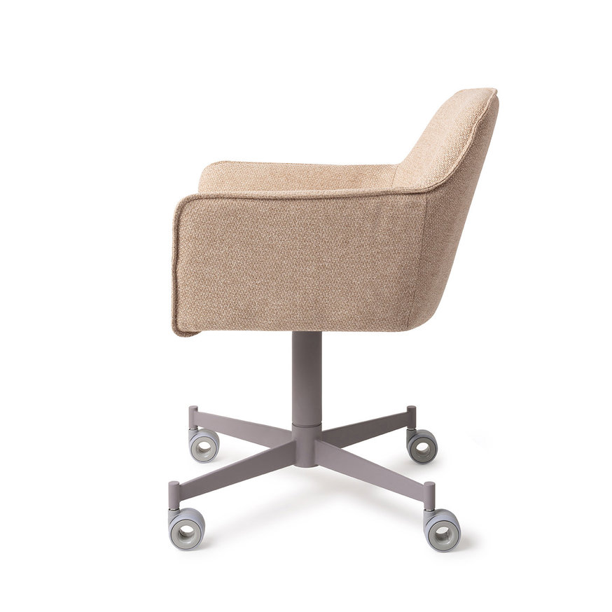 Hofu Wild Walnut Eetkamerstoel Caster Grey