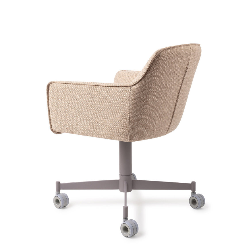 Hofu Wild Walnut Eetkamerstoel Caster Grey