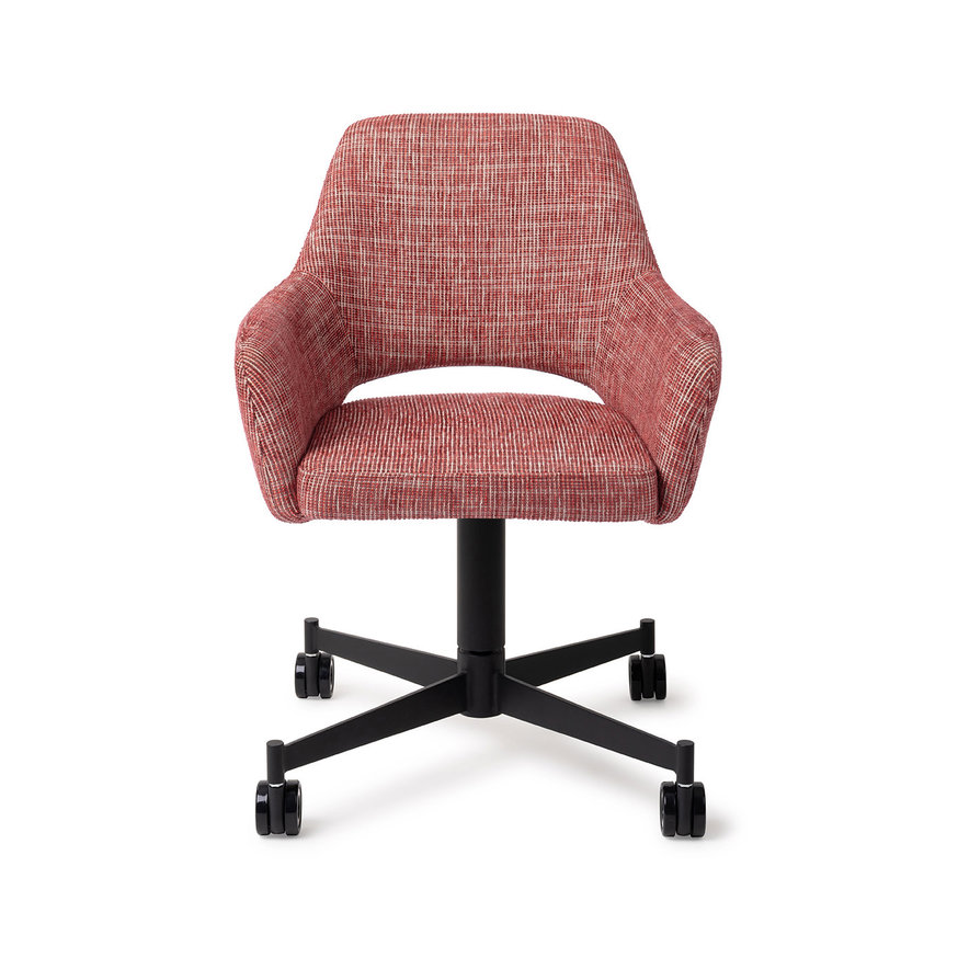 Yanai Berry Bars Eetkamerstoel Caster Black