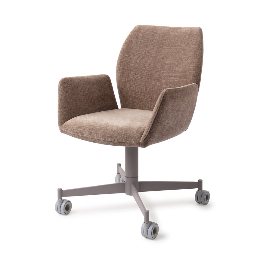 Misaki Mocha Mist Eetkamerstoel Caster Grey