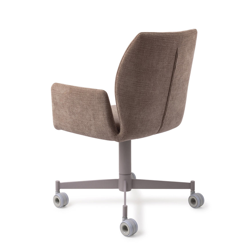 Misaki Mocha Mist Eetkamerstoel Caster Grey