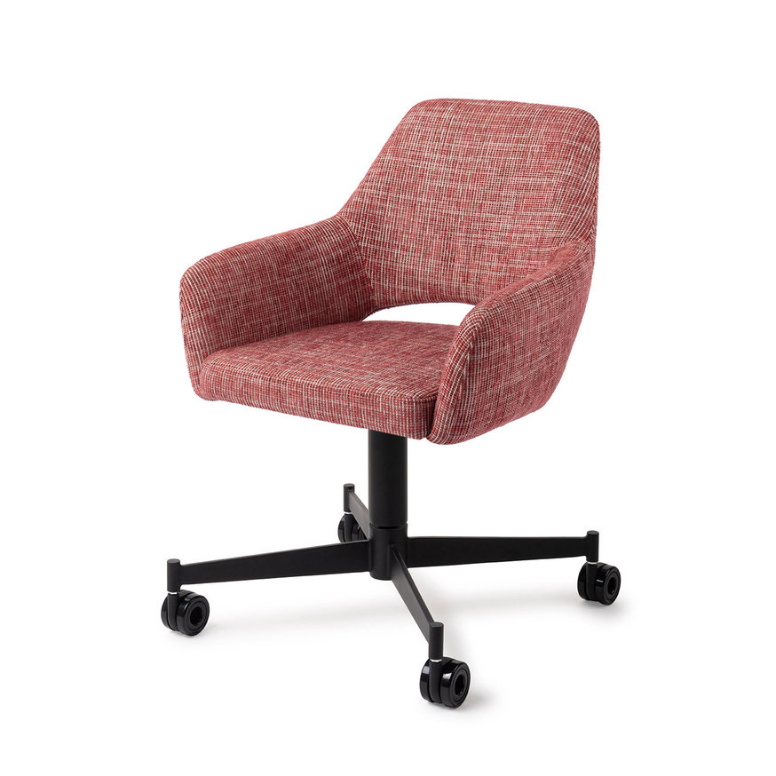 Yanai Berry Bars Eetkamerstoel Caster Black