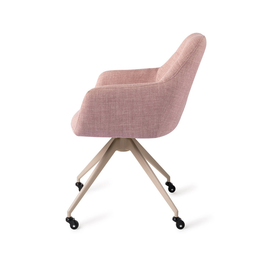 Noto VIntage Rose Eetkamerstoel Glide Beige