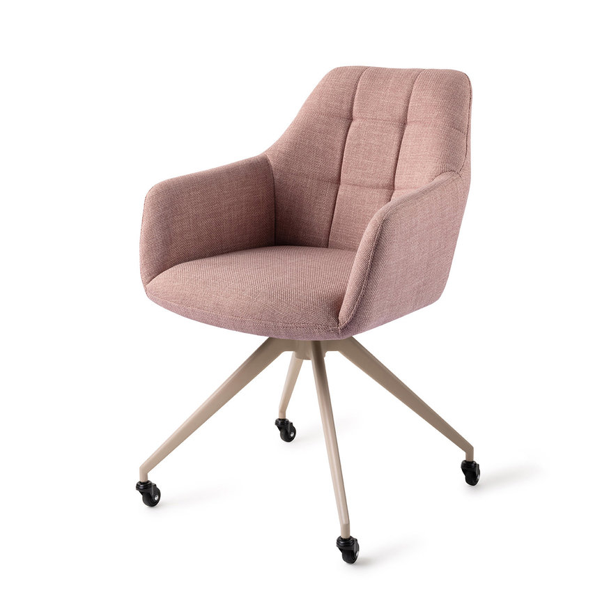 Noto VIntage Rose Eetkamerstoel Glide Beige