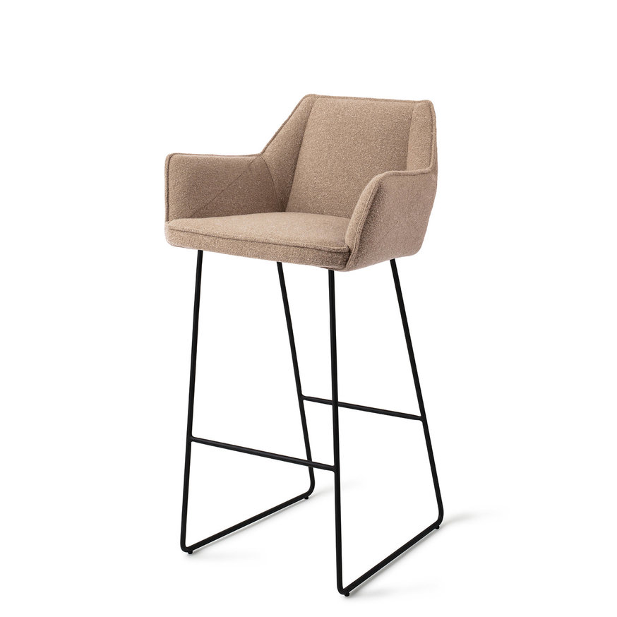 Tome Great Greige Barkruk Slide Black