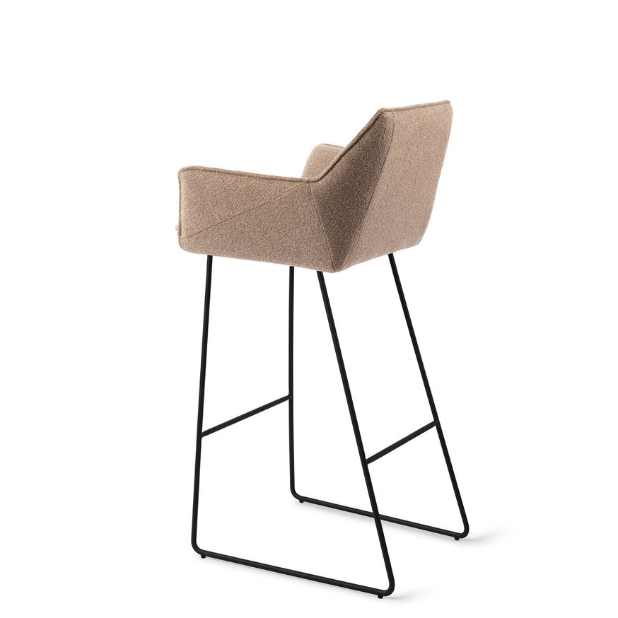 Tome Great Greige Barkruk Slide Black