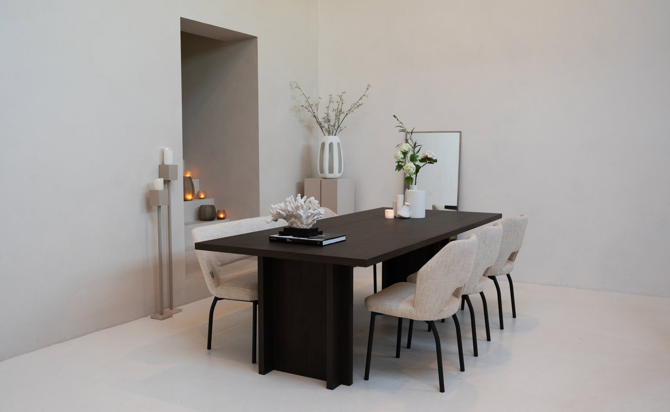 Genova Eettafel Rechthoekig Eiken