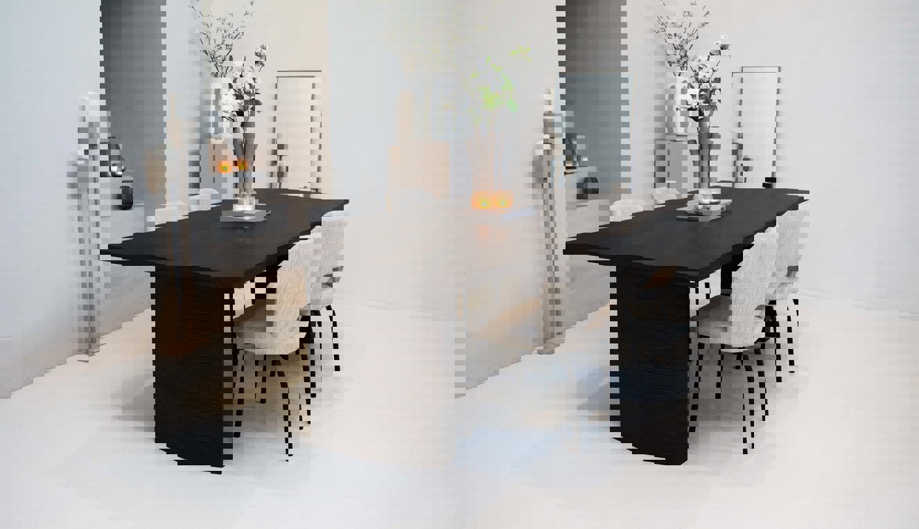 Siena Eettafel Rechthoekig Eiken