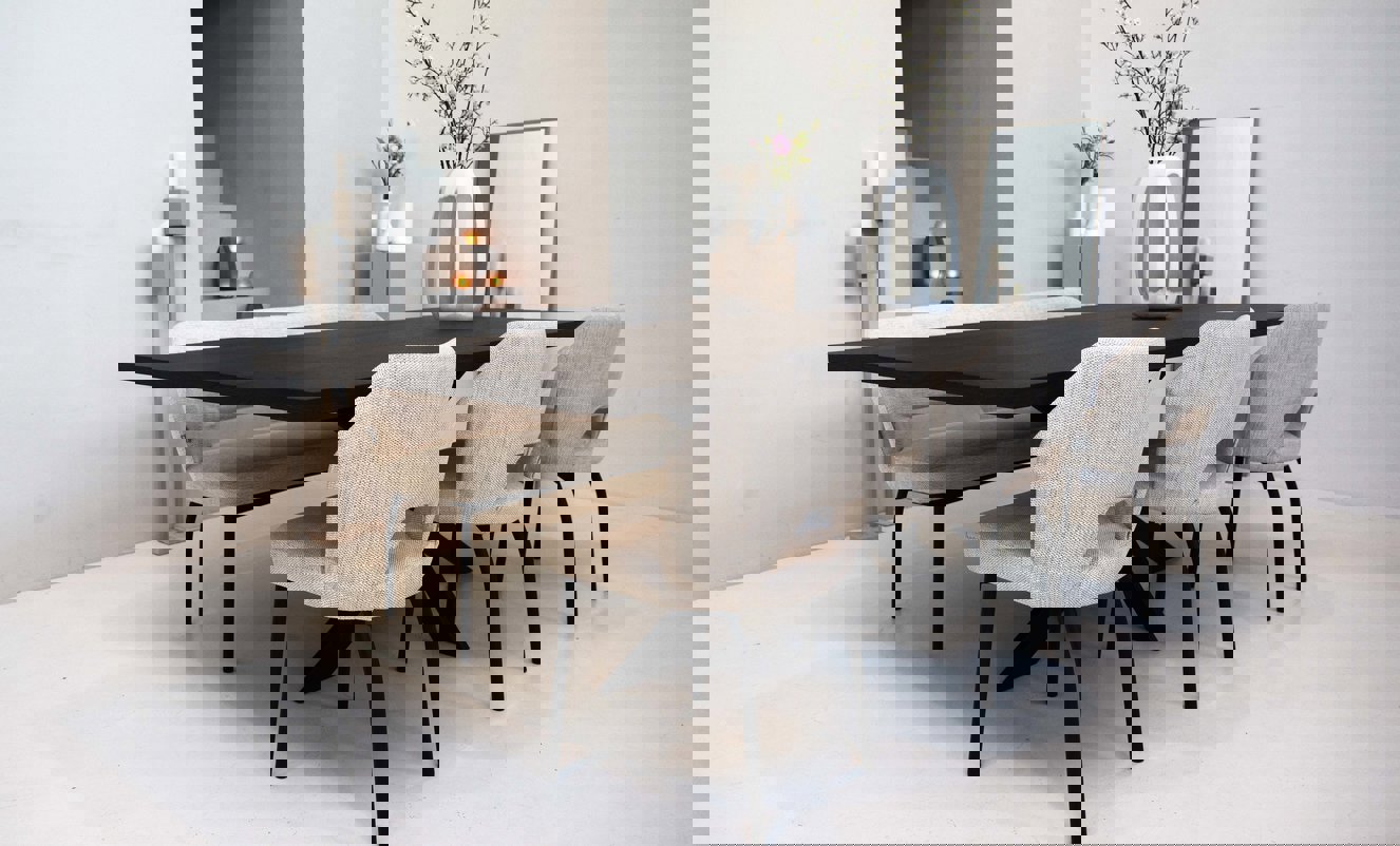 Milano Eettafel Rechthoekig Eiken