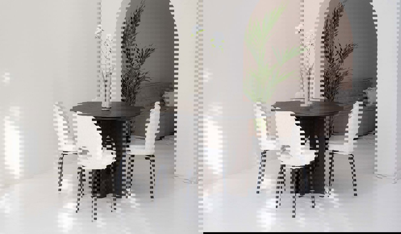 Toscana Eettafel Rond Eiken