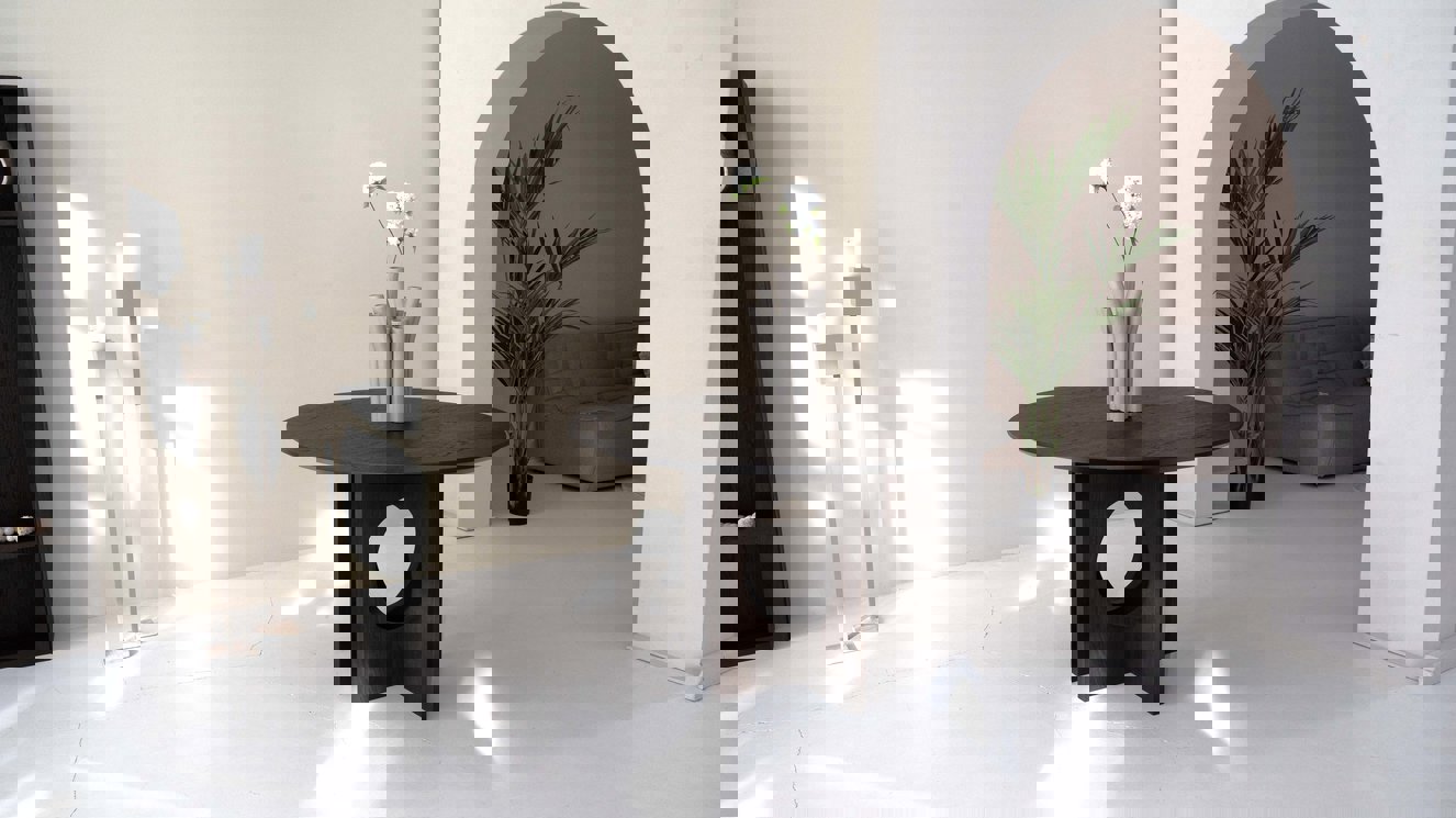 Toscana Eettafel Rond Eiken